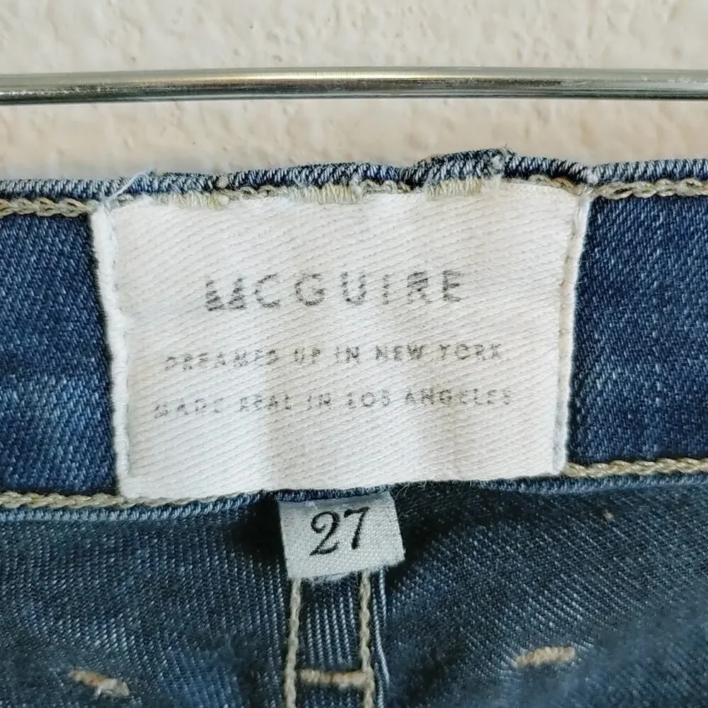 McGuire Denim Women's Newton Skinny Jean Medium Wash Sz 27